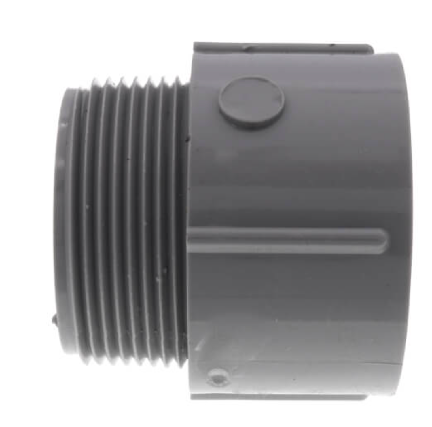 1-1/2" PVC Adapter Male Sch. GRAY 40/pk
