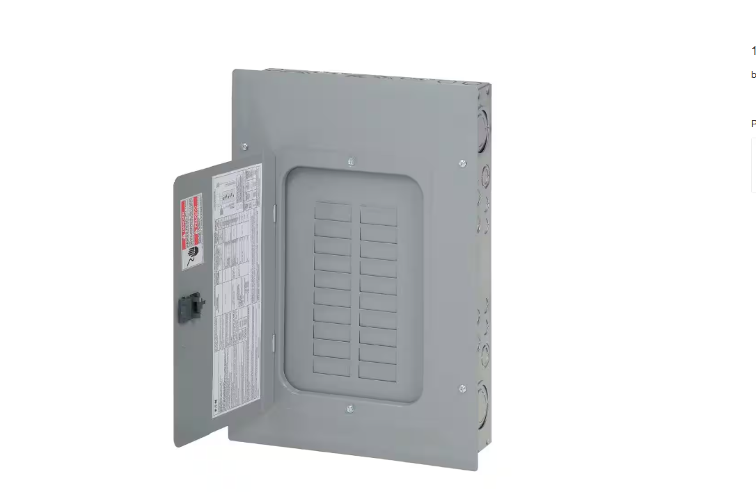 125Amp 3 Phase 12 Space 24 Panel