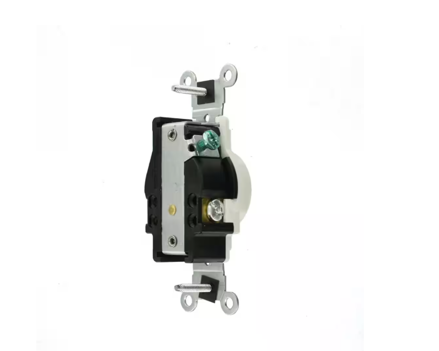 15A 120V Single Receptacle Wh