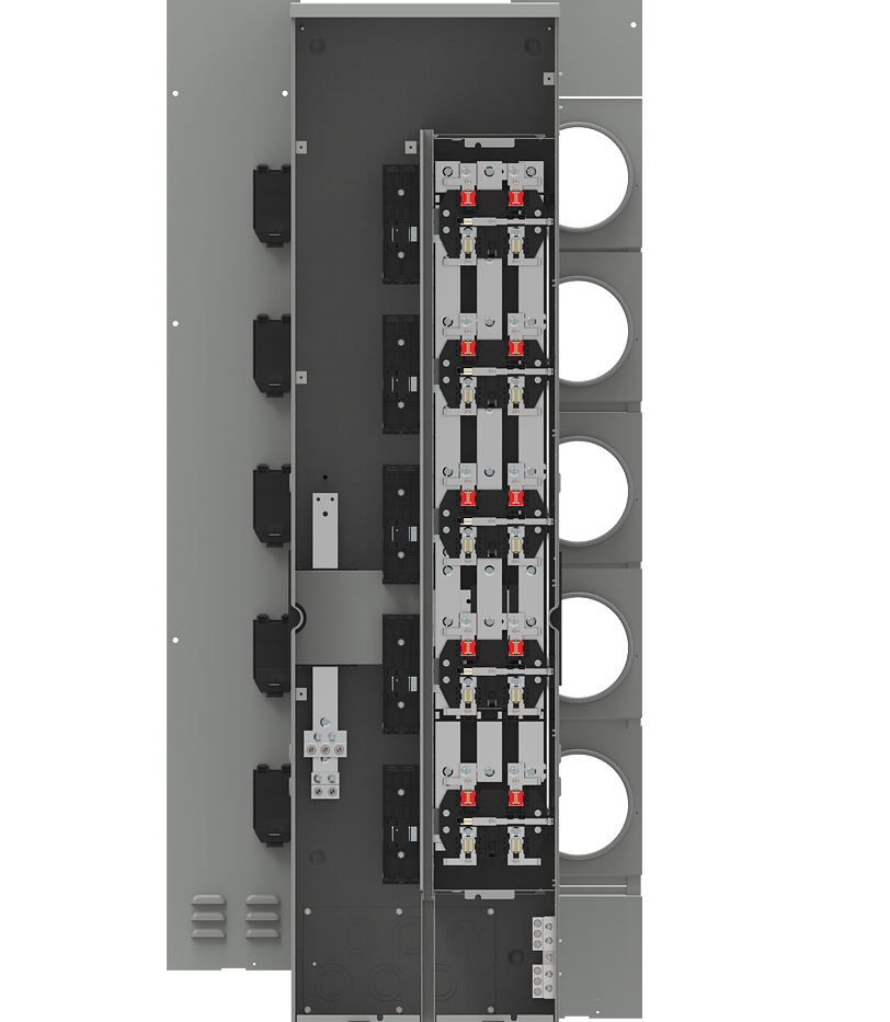5 POSITION OUTDOOR METER PAN WMN52225J – QB Electrical
