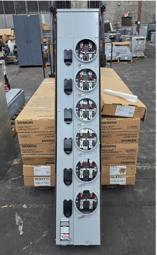 6 POSITION OUTDOOR METER PAN
