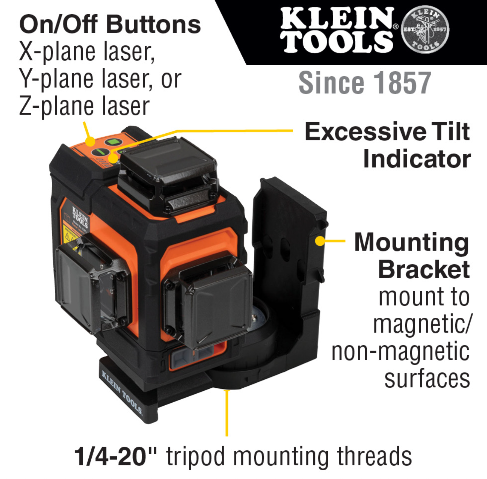 Rechargeable Self Leveling Green Planar Laser Level with Hard Carrying Case