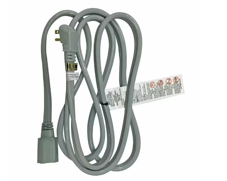 9 ft. 12/3 20 Amp 250-Volt Air Conditioner Extension Cord, Grey