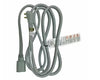 9 ft. 12/3 20 Amp 250-Volt Air Conditioner Extension Cord, Grey