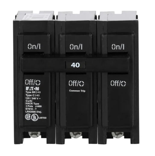 Eaton 3-Pole Breaker- BR-3XX