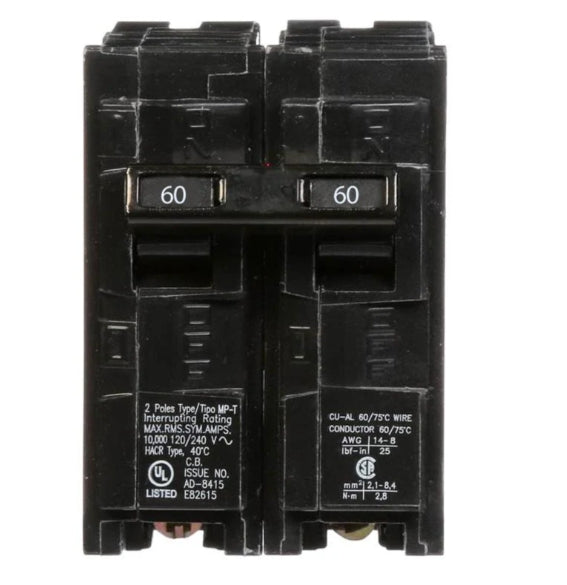 Siemens 22kA Circuit Breaker Q260H/Q280H