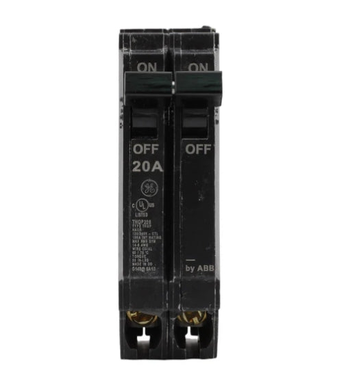 GE Breaker 2-Pole Thin - THQP Series