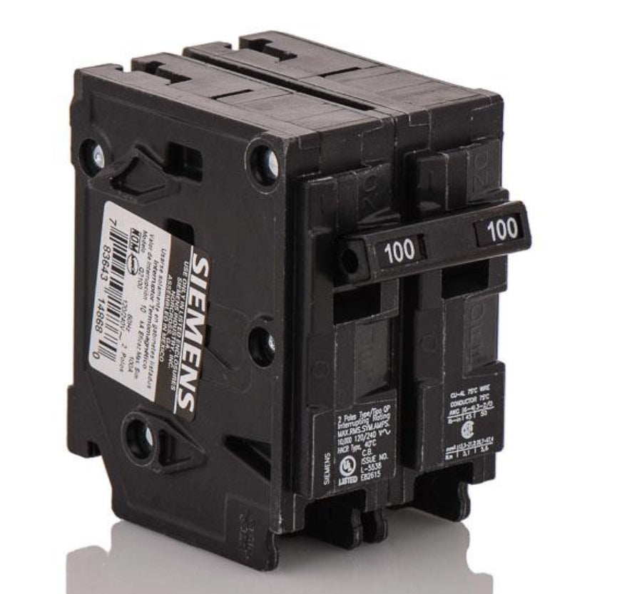SIEMENS  2 Pole Breaker Q2100/Q2110/Q2125