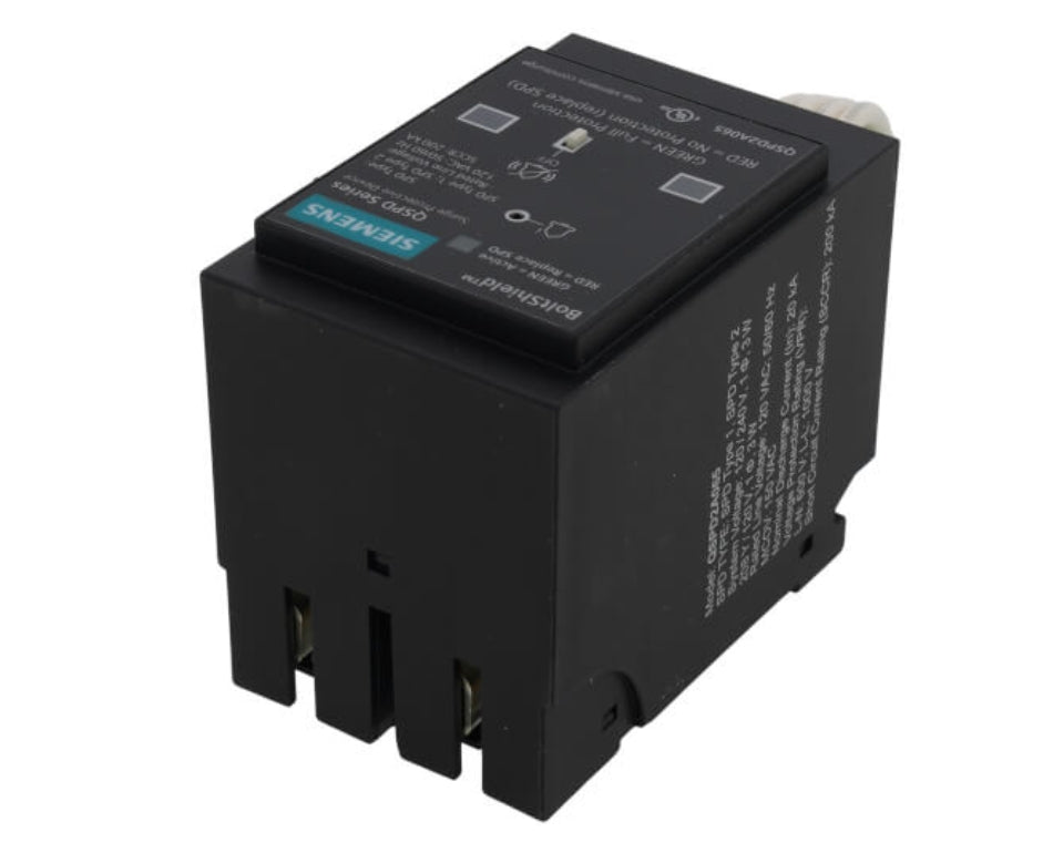 SIEMENS BOLTSHIELD Plug-in Surge Protection Device 2-Pole 65kA 120/240V, 1? 3W