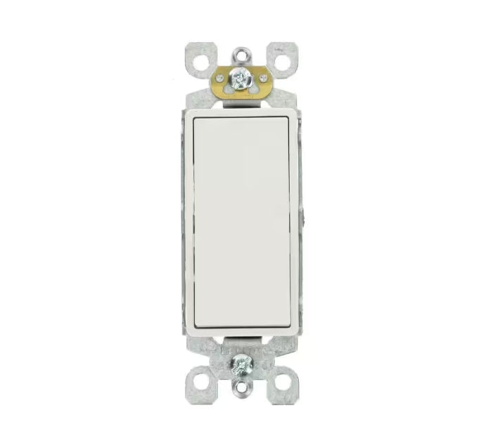 Leviton Decora 15 Amp 3-Way Specialty Light Switch, White DS3-05603