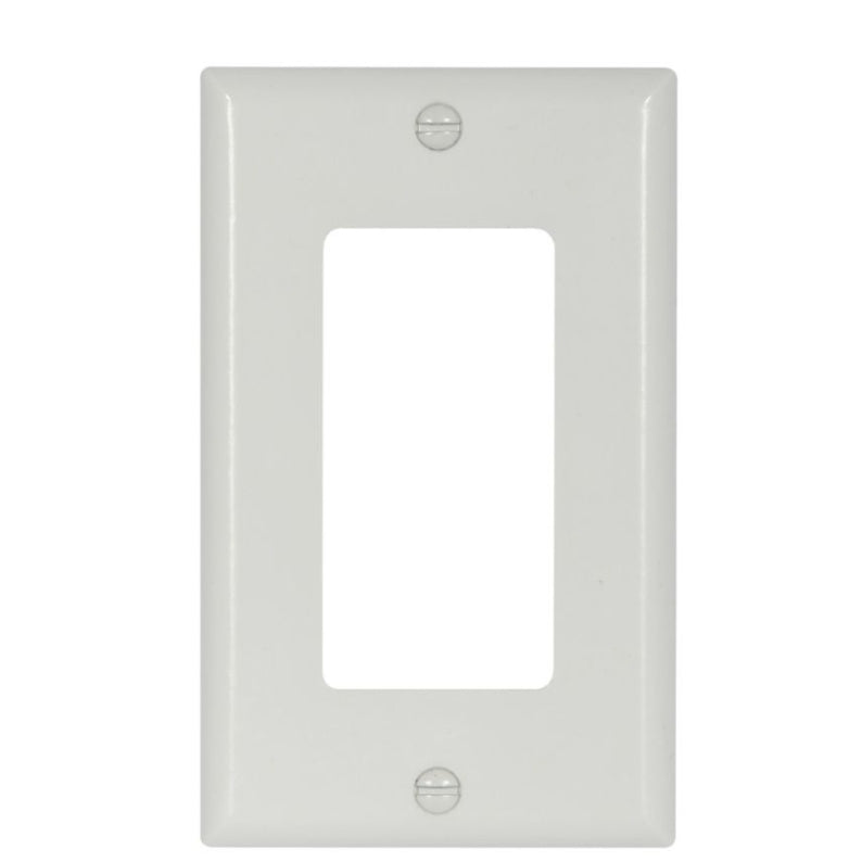 Eaton 2G Decora Wallplate Poly WH