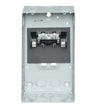 60A Load Center, 2 -1 Space/4 Circuit Enclosure
