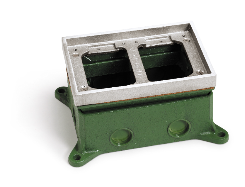 1102-58- Aluminum 2G Deep Cast Box – QB Electrical