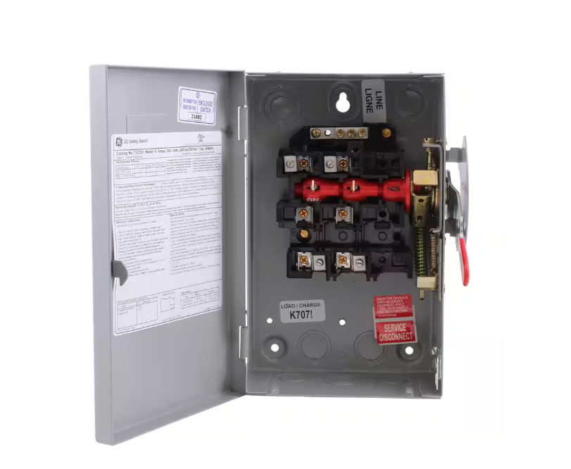 GE 240V Indoor Fusible