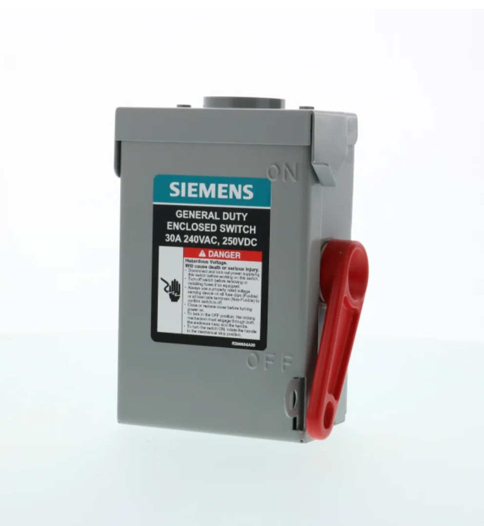 30A 3P 4Wire Rainproof Disconnect Switch GF321NRA/GNF321RA