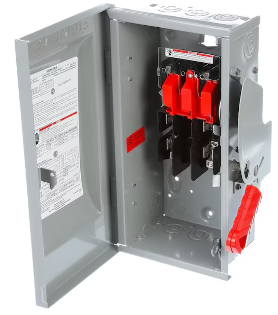 60A 3P 3 Wire Heavy Duty Safety Switch - Indoor HF362/HNF362