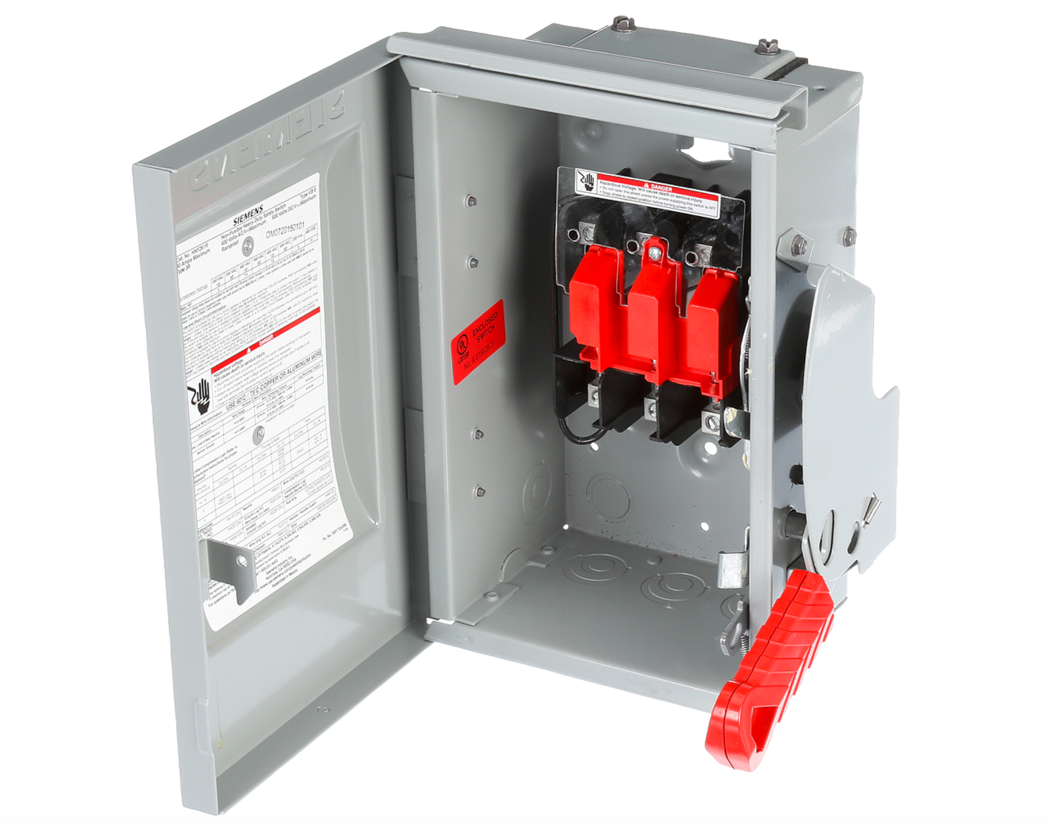 60A 600V 3P 3 Wire Non Fused Heavy Duty -HNF362R/HNF362RH