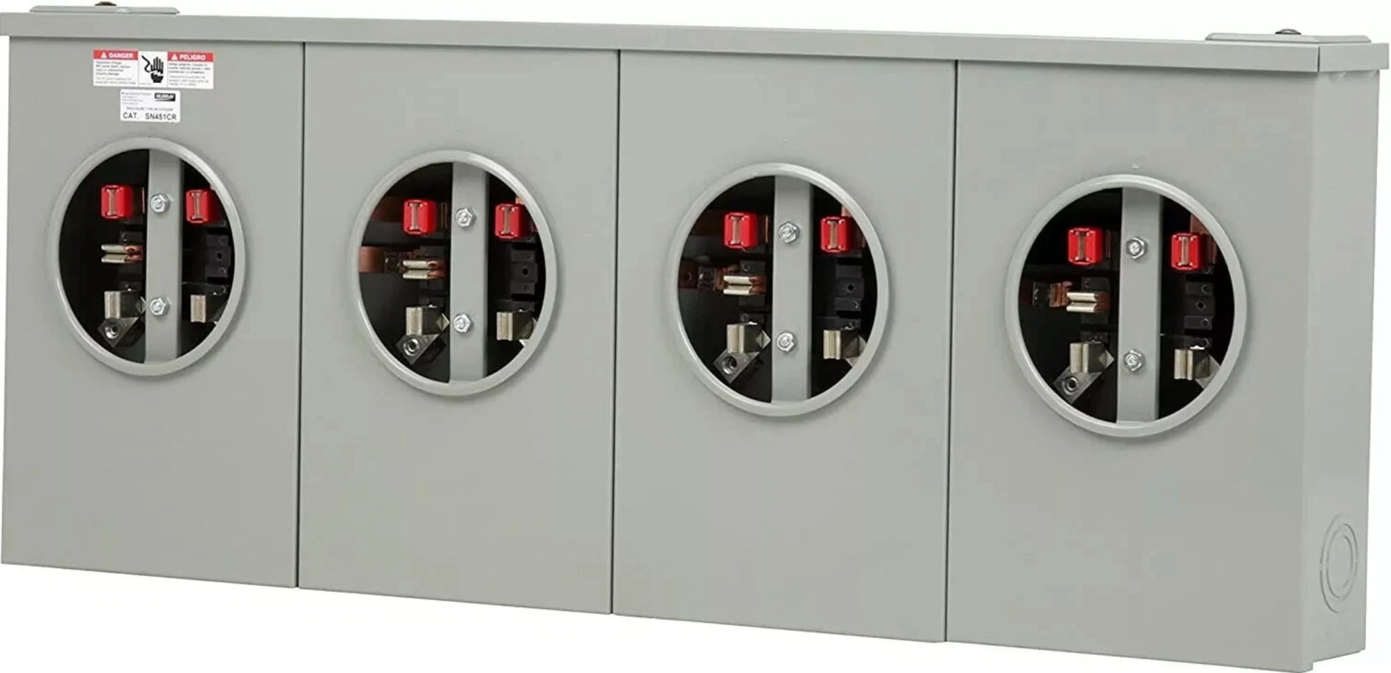 Horizontal 4-Position 200A Meter Socket Outdoor – QB Electrical