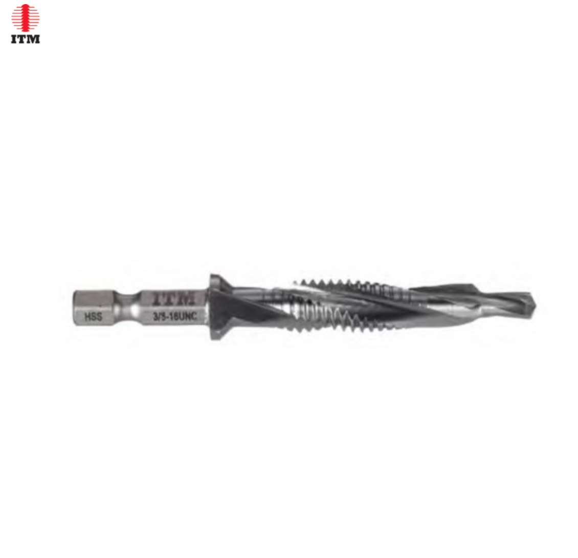 Drill & Tap, 1/4" Hex Impact Shank