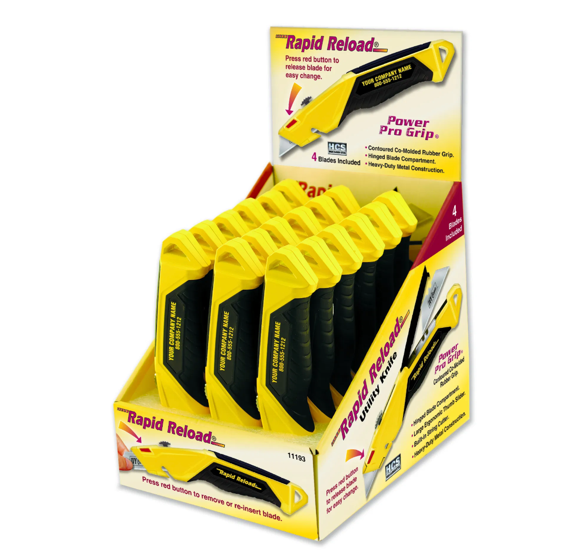 Rapid Reload Retractable Utility Knife- Private Lable