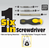 6 in 1 Screwdriver Rubber Grip - IVY-17064