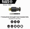 8-in-1 Multi-Bit Adjustable Length Stubby Screwdriver