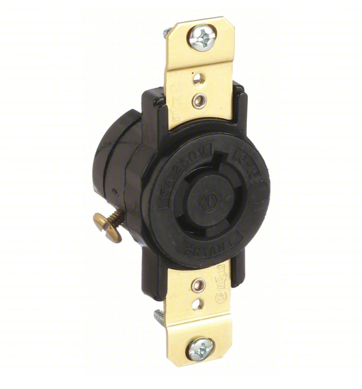 Eaton Locking Receptacle,  250V, 2P, 3W