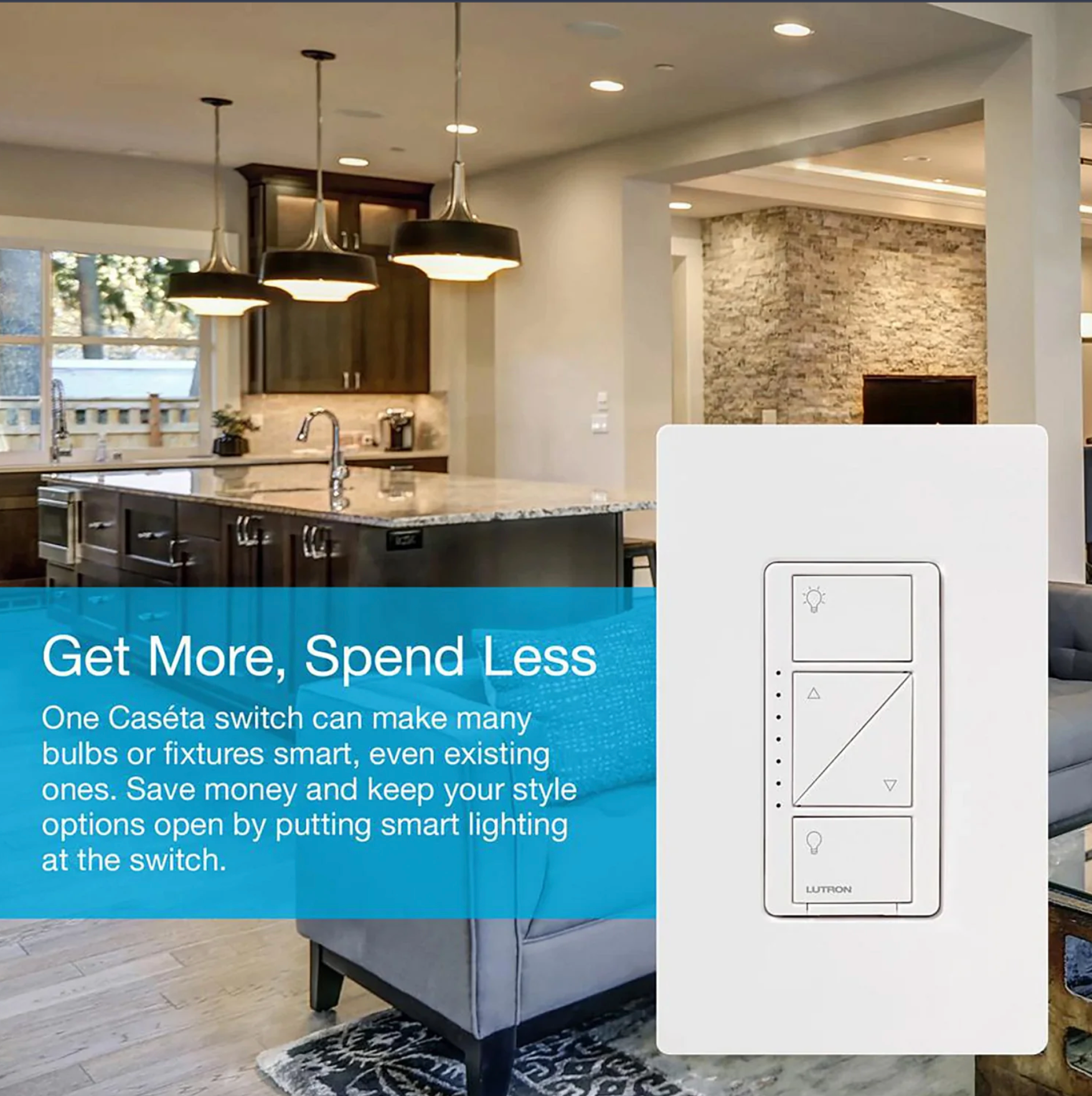 Lutron Caseta Wireless In-Wall Dimmer PRO