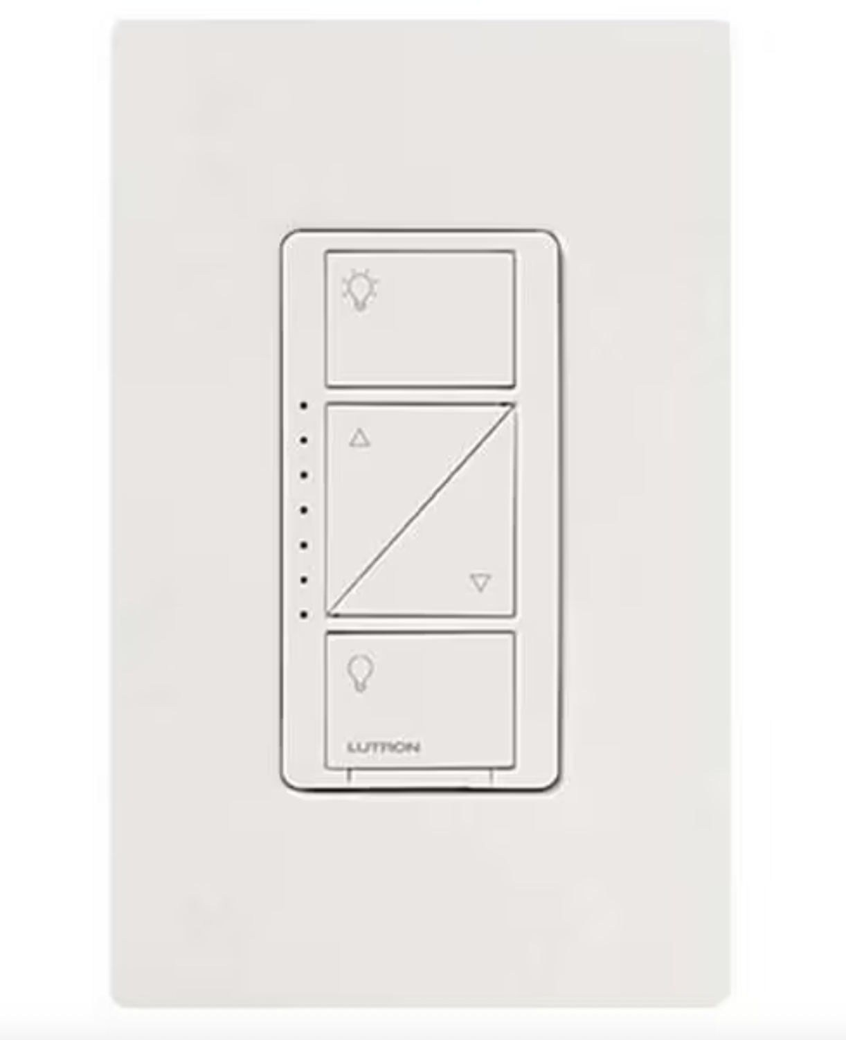 Lutron Caseta Wireless In-Wall Dimmer PRO, 250W LED, 1000W Incand., Single-Pole/Multi-Location, PD-10NXD