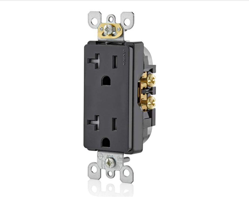 Leviton 15A Decora Duplex Receptacle TR