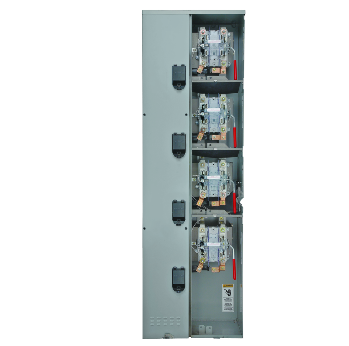 Outdoor Meter Stack Lever Bypass Meter Stack, 3-Phase 4-Wire Incoming, 1-Phase 3-Wire Outg ...