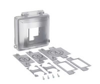 2-Gang Extra Duty Horizontal/Vertical Non-Metallic Weatherproof In-Use Cover