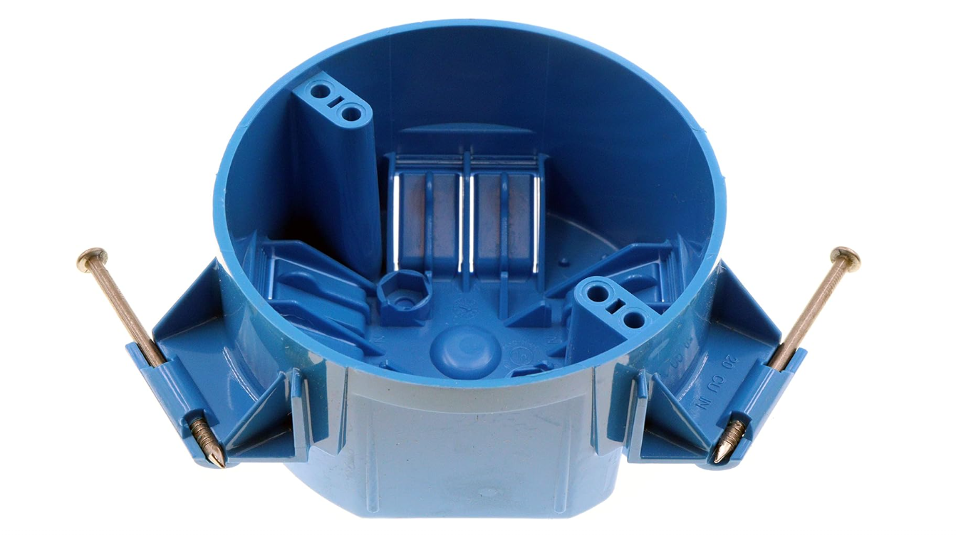 4" Plastic Round Ceiling Box New Work