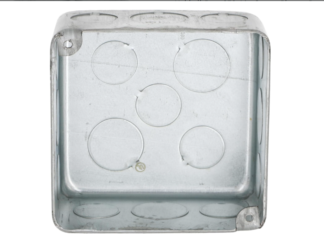 4'' Sq. Box with 1-2