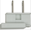 White Slide On Plug 18/2 SPT2