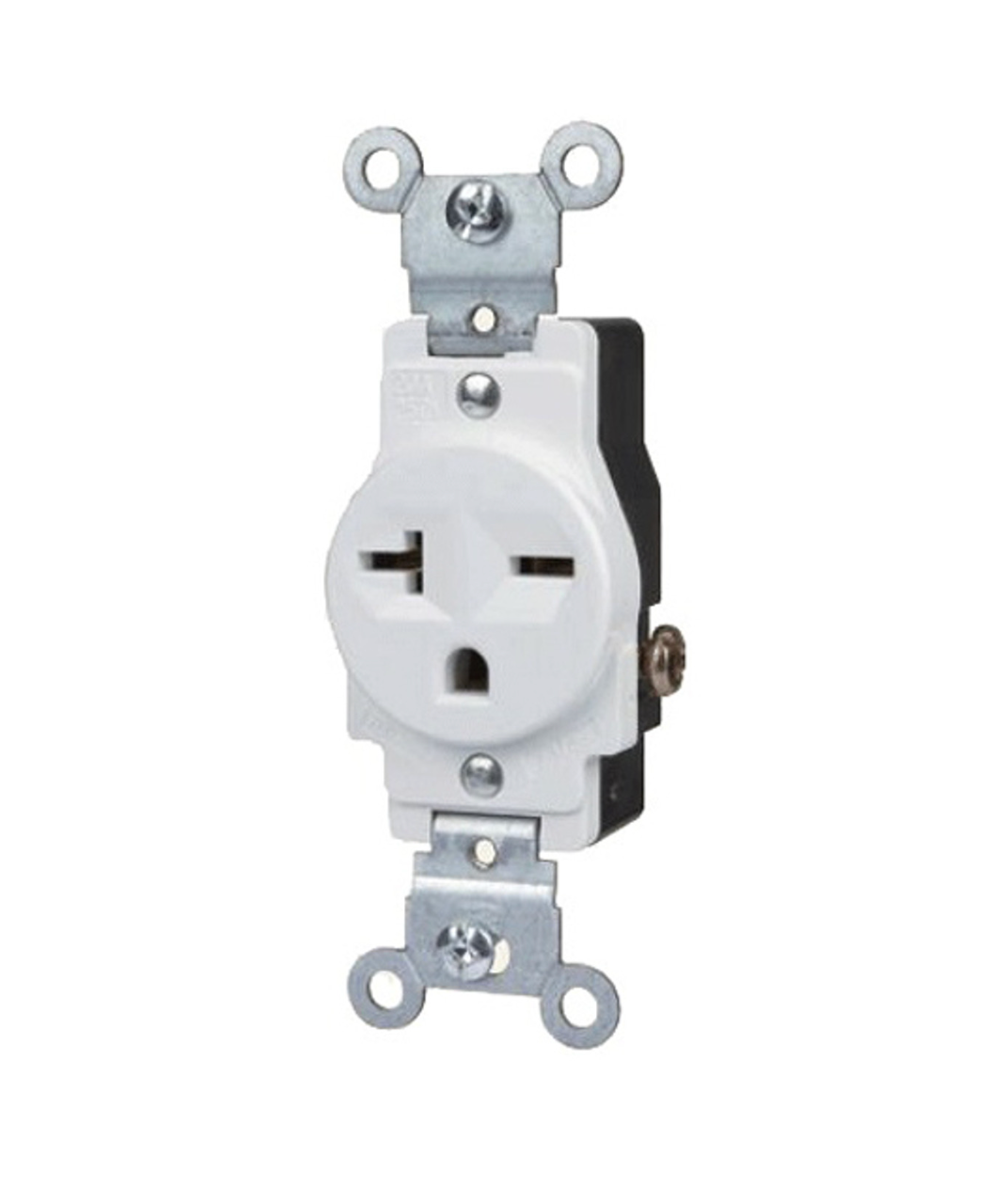 NAI - 20A Single Recceptacle White