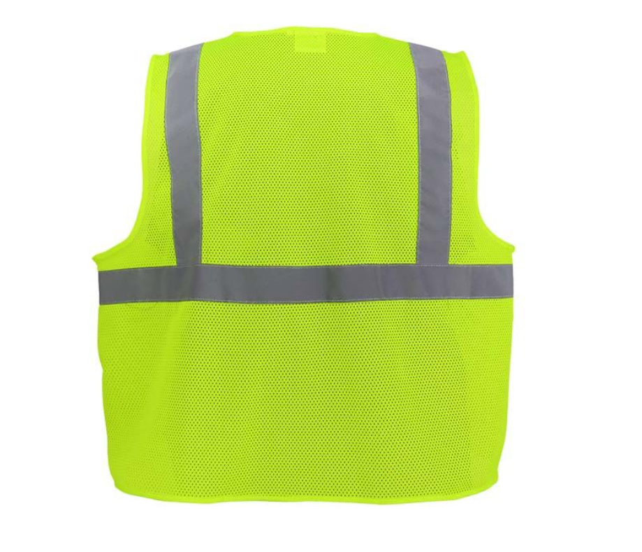 Safety Vest ANSI Class II Lime Mesh