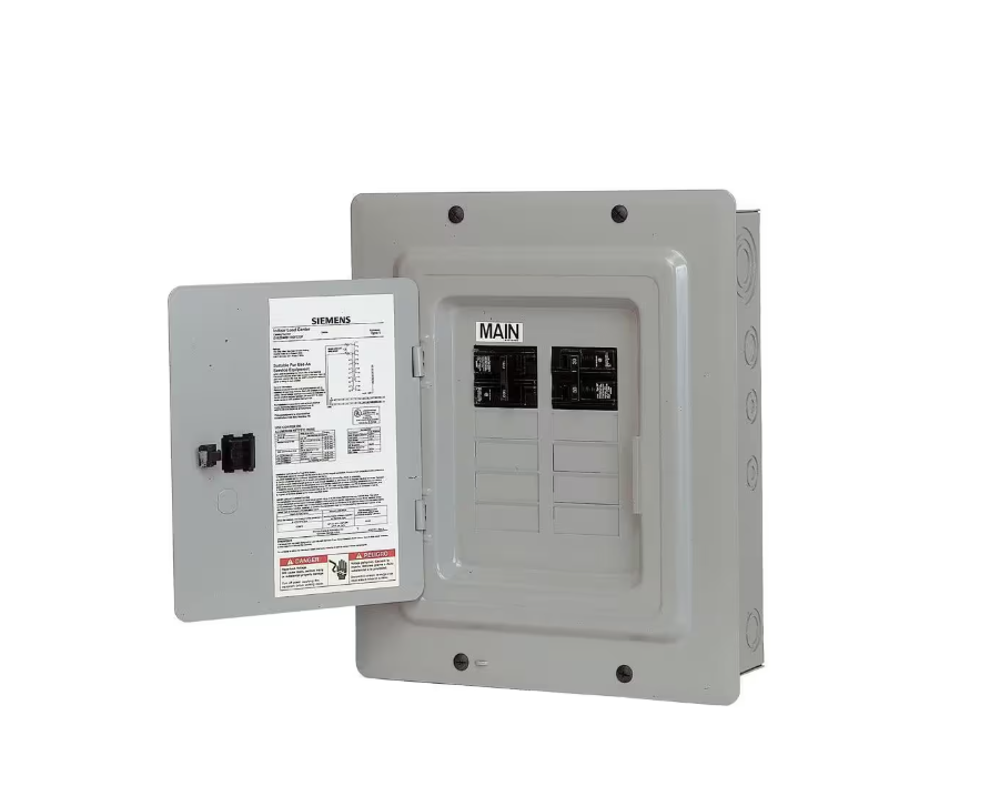 Siemens 100A 1 PH 10 Space/ 20 Circuits Main breaker, VALUE PACK