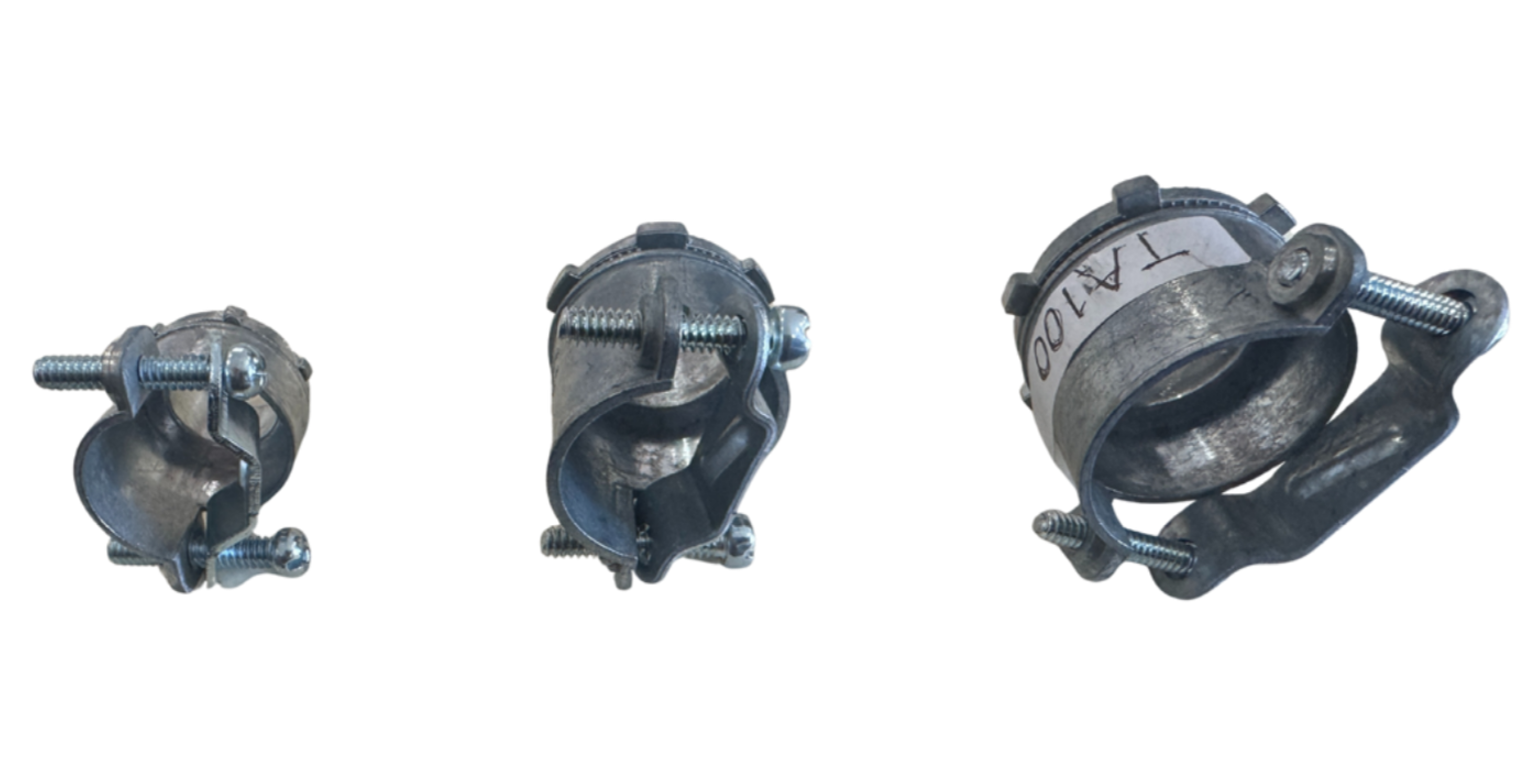 BX Clamp, NM & Round SE Cable