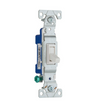 Eaton 15A Toggle Switch Single-Pole, White - ETN- 1301-9W
