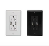 Usb with Outlet 120 Volt Wh.