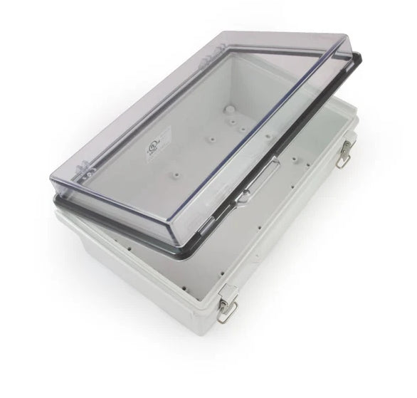 Watertight Enclosure with Hinged and Latching Lid - UL Listed - 6.7"x 10.63"x 4.33"