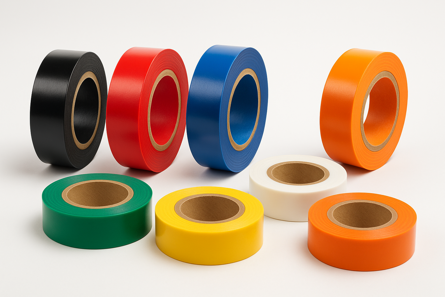 Generate electrical tape of multiple colors.