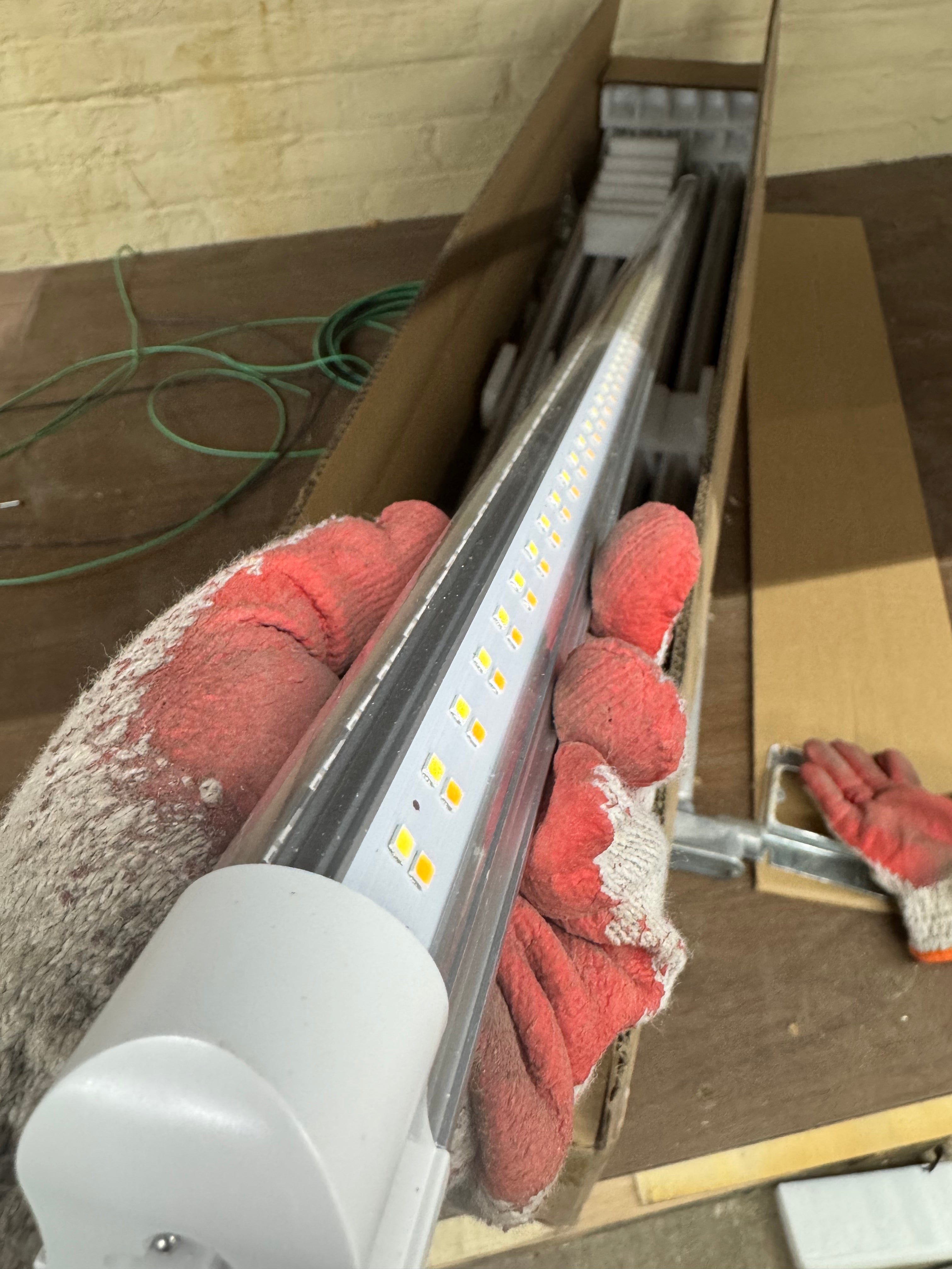 V shape clear light tape